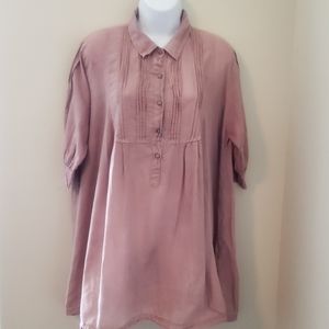 Cotton linen blouse